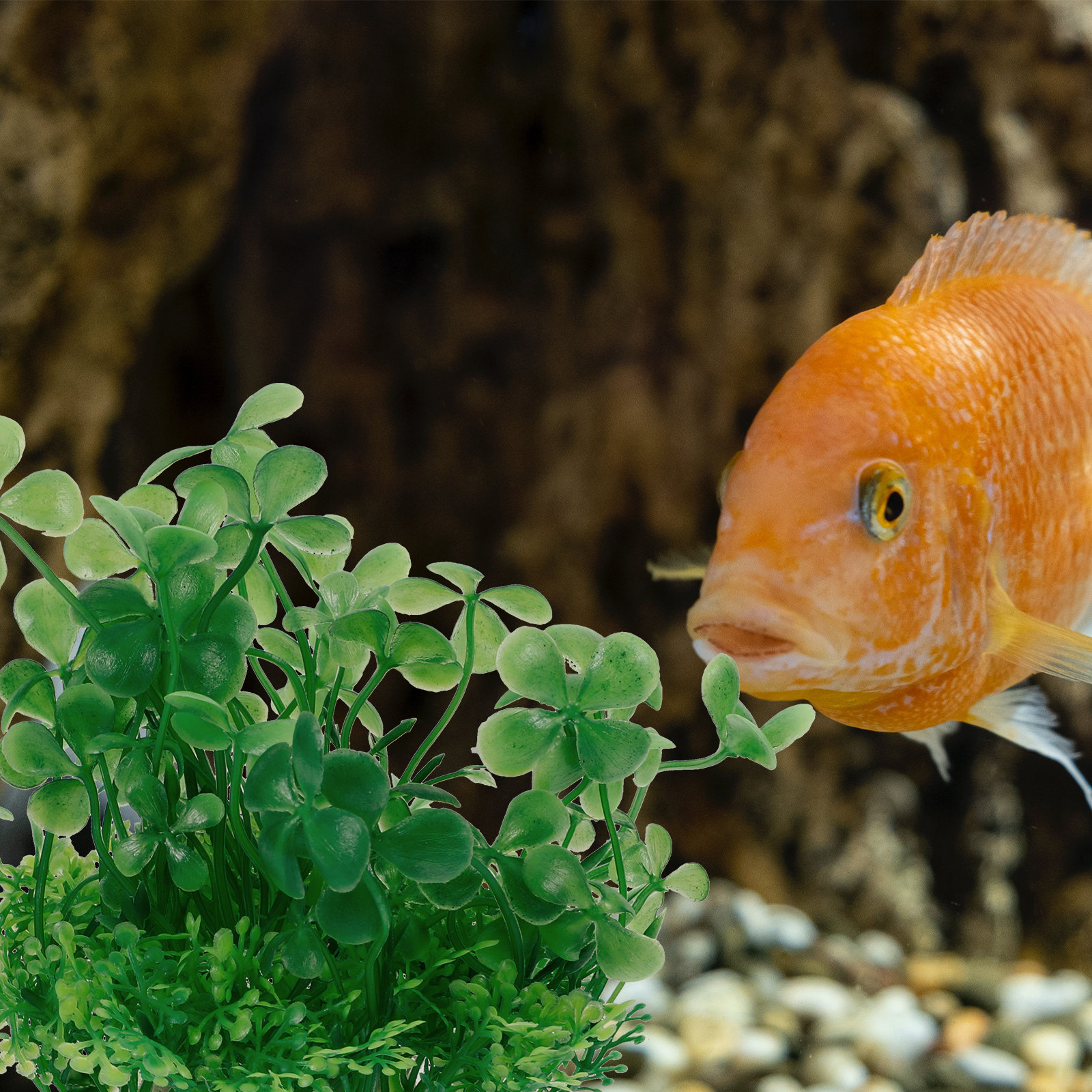 Aquarium Planted Tank Setup - Premium Plastic Aquarium Plants Realistic Simulation