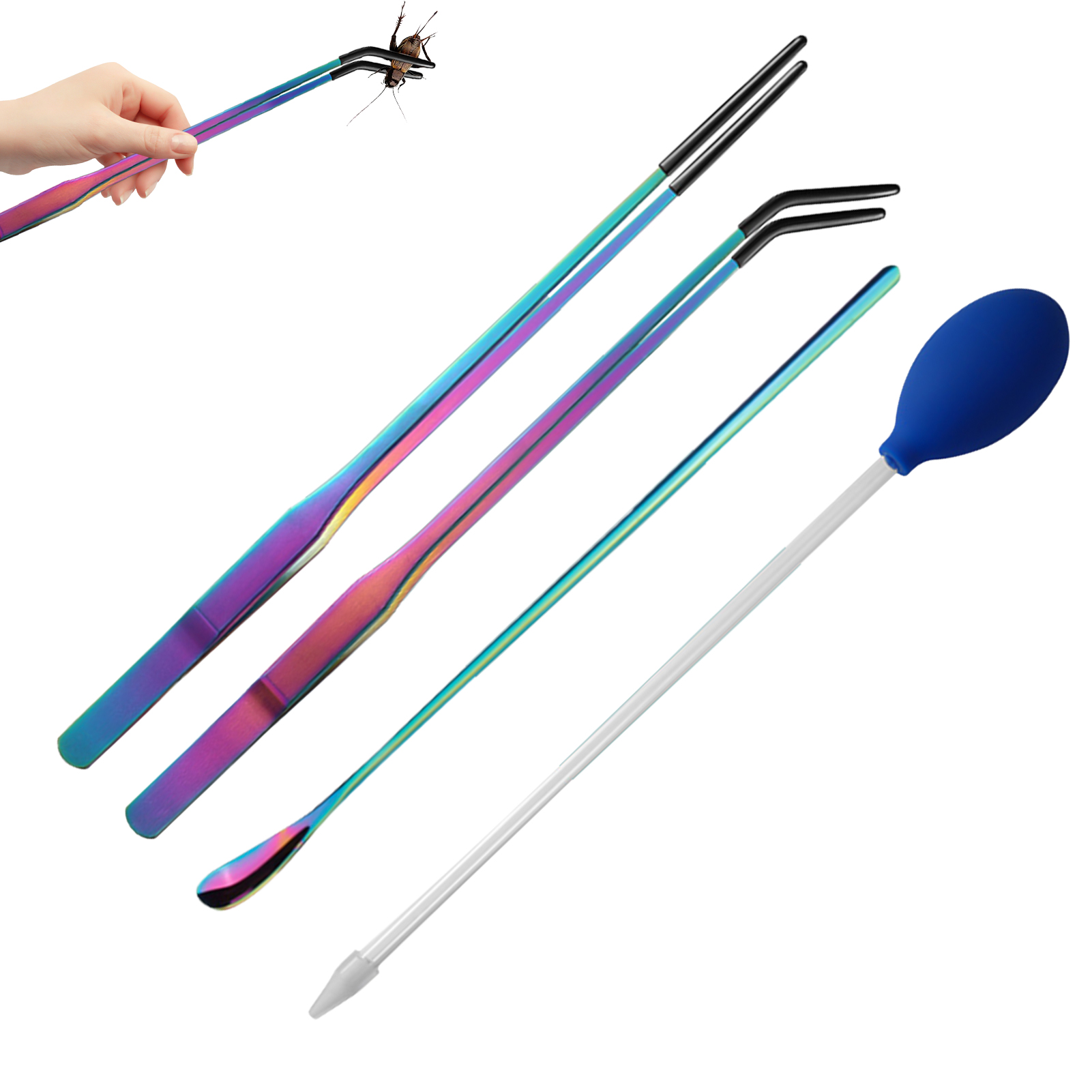 Planted Aquarium Tips - Reptile Feeding Tweezers Pet Food Tongs