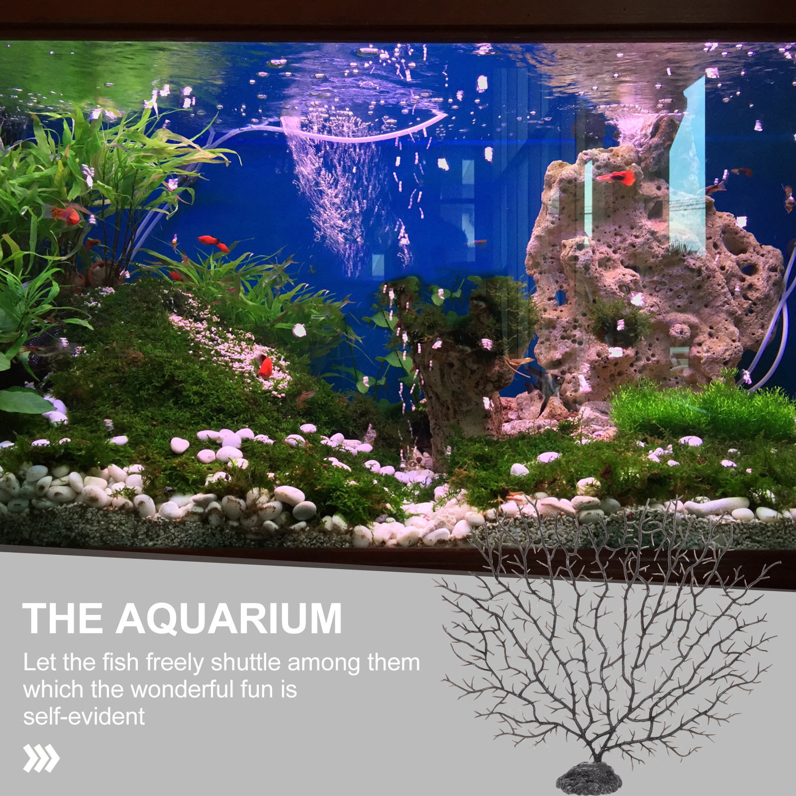 Non Planted Aquarium Fish - Artificial Coral Tree for Fish Tank