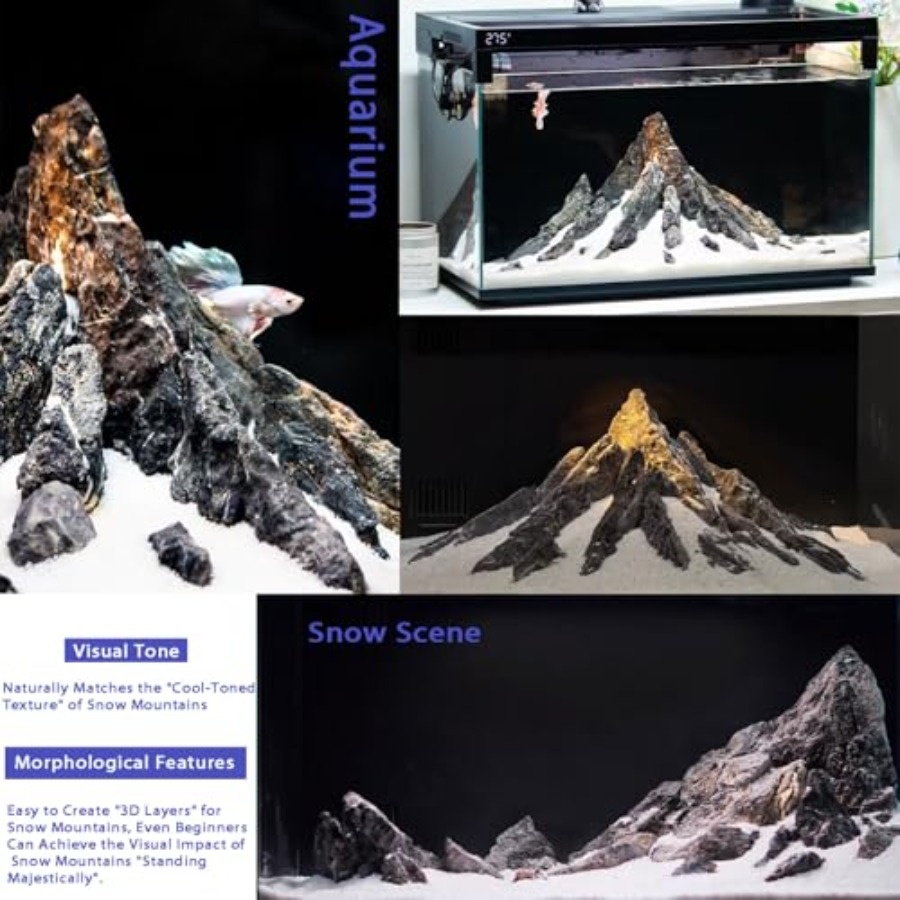 Natural Rocks Aquarium Hardsca - đánh giá và giá Planted Aquarium Hardscape