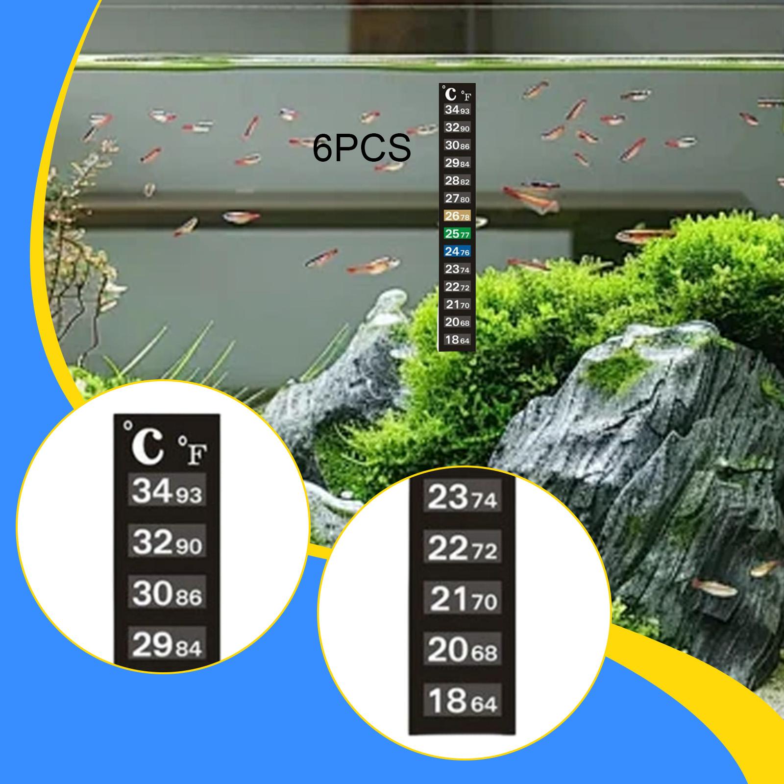 Sticky Aquarium Thermometer St - đánh giá và giá Planted Aquarium Water Temperature
