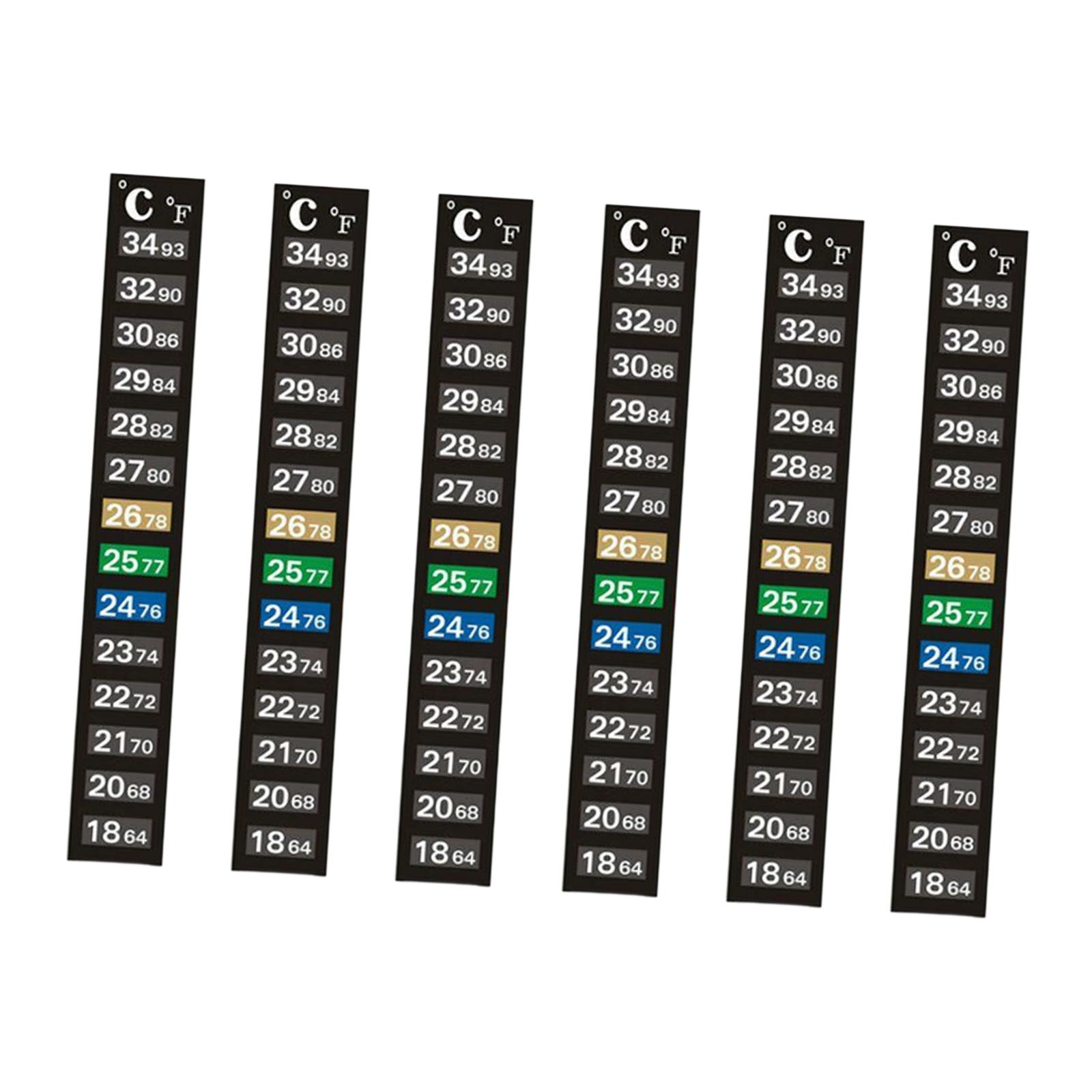 Sticky Aquarium Thermometer St - đánh giá và giá Planted Aquarium Water Temperature