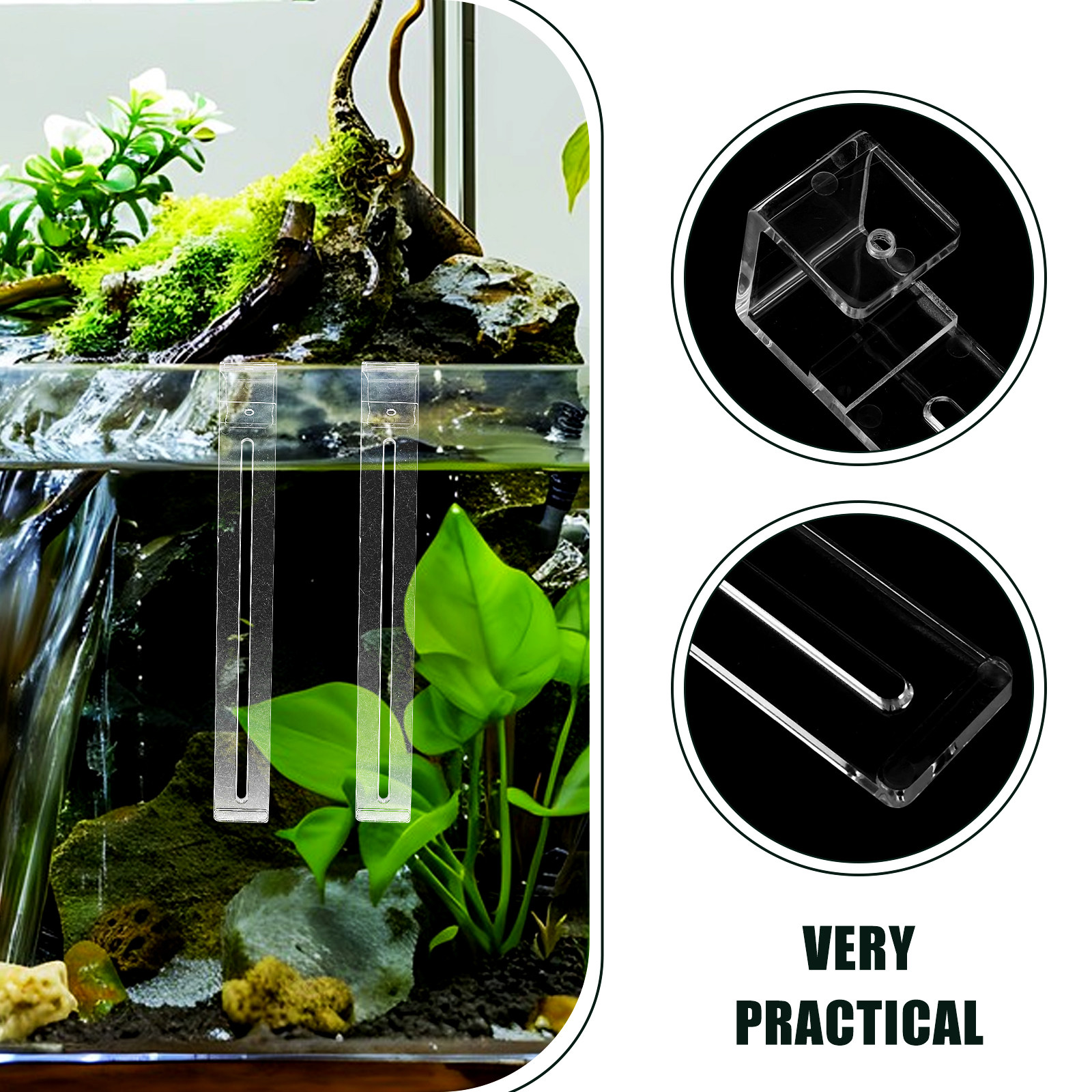 2Pcs Lightweight Sturdy Plasti - đánh giá và giá Aquarium Planted Tank Setup