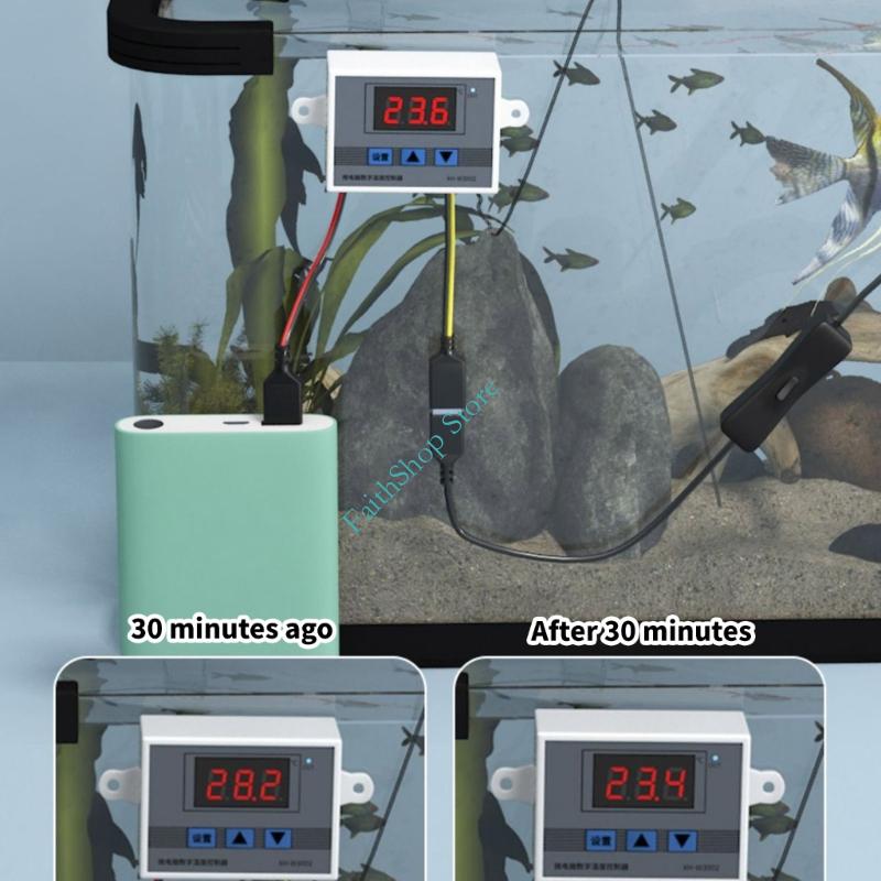 124E FishTank Clip on Cooling  - đánh giá và giá Planted Aquarium Water Temperature