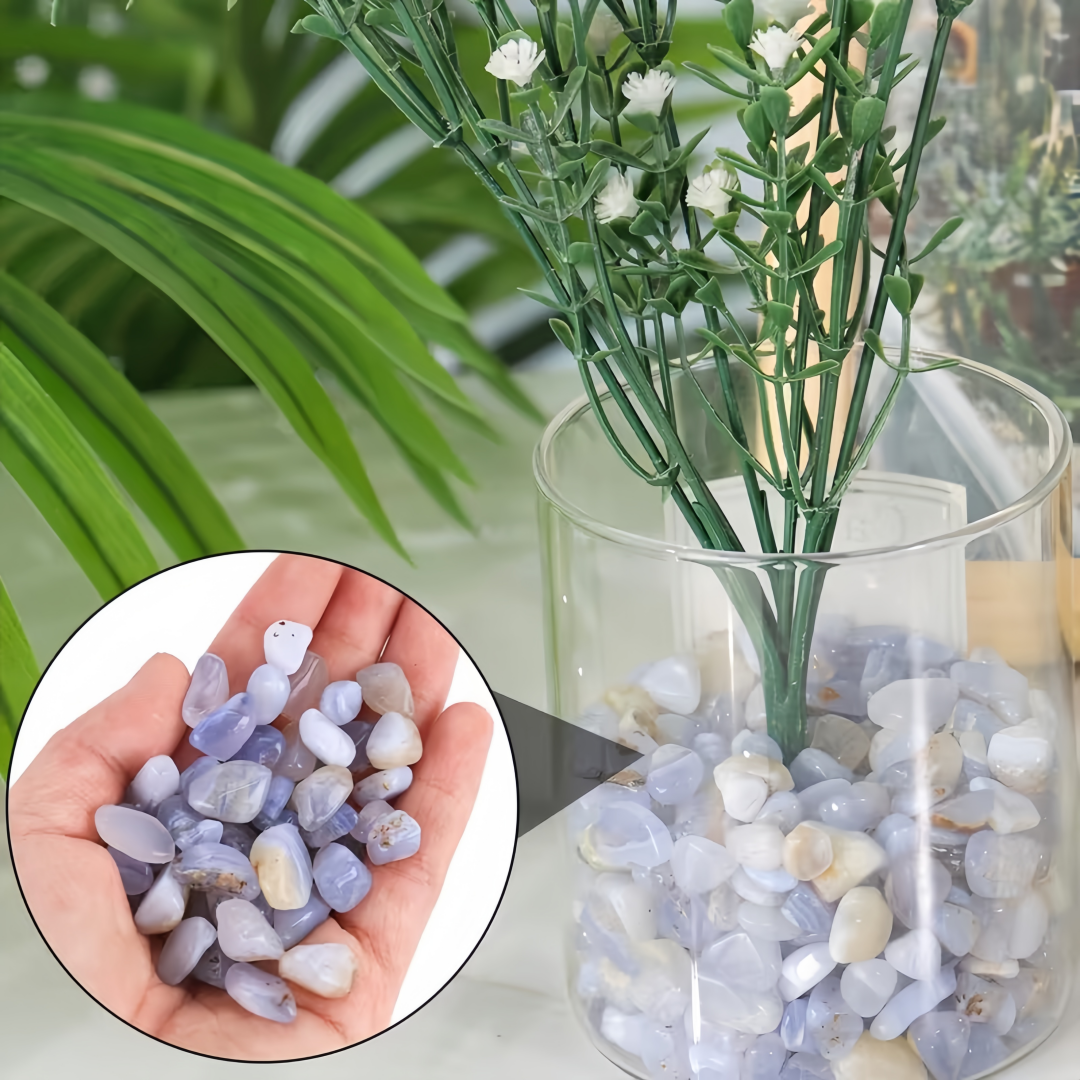 Blue Chalcedony chips Stone, C - đánh giá và giá Aquarium Planted Soil