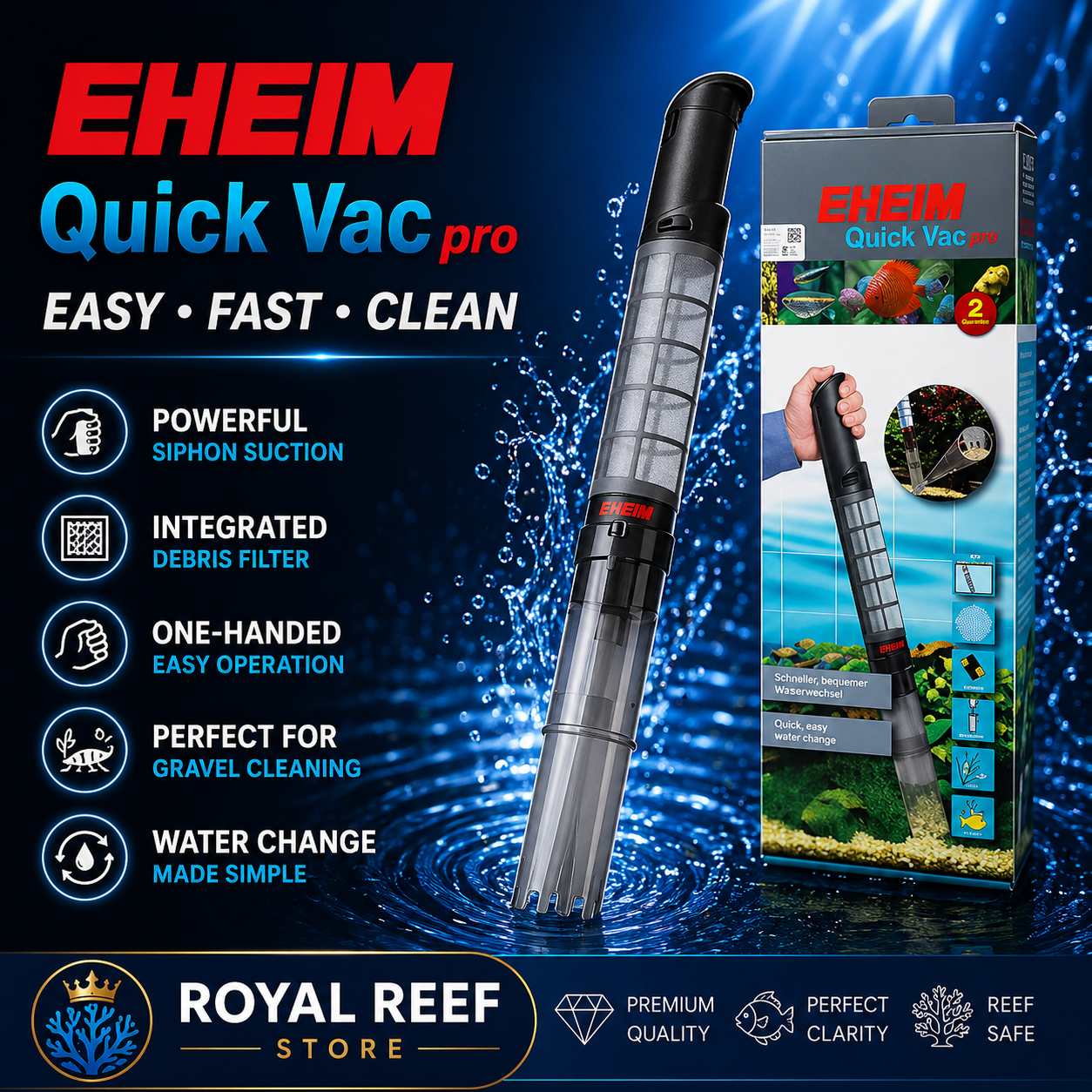 EHEIM Quick Vac Pro Gravel Cle - đánh giá và giá Aquarium Planted Soil