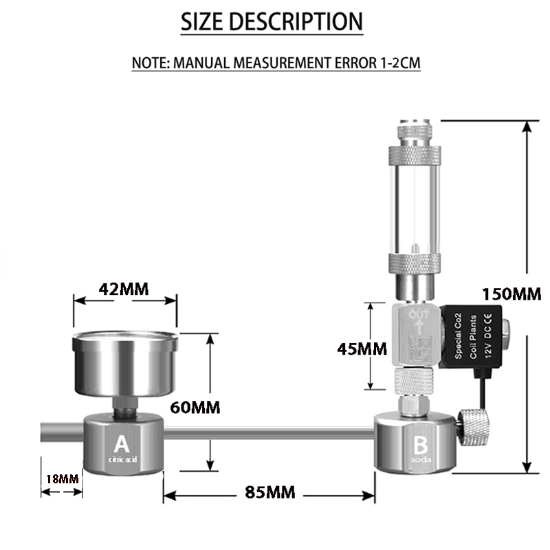 Aquarium DIY CO2 generator sys - đánh giá và giá Planted Aquarium Co2 System