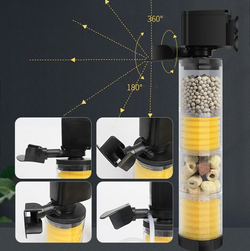 220V 50Hz Silent Filter for Aq - đánh giá và giá Aquarium Plant Iron