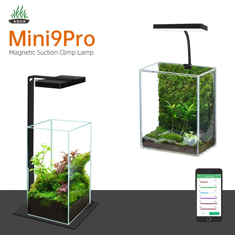 WEEK AQUA Mini 9 Pro USB Nano  - đánh giá và giá Aquarium Plant Iron