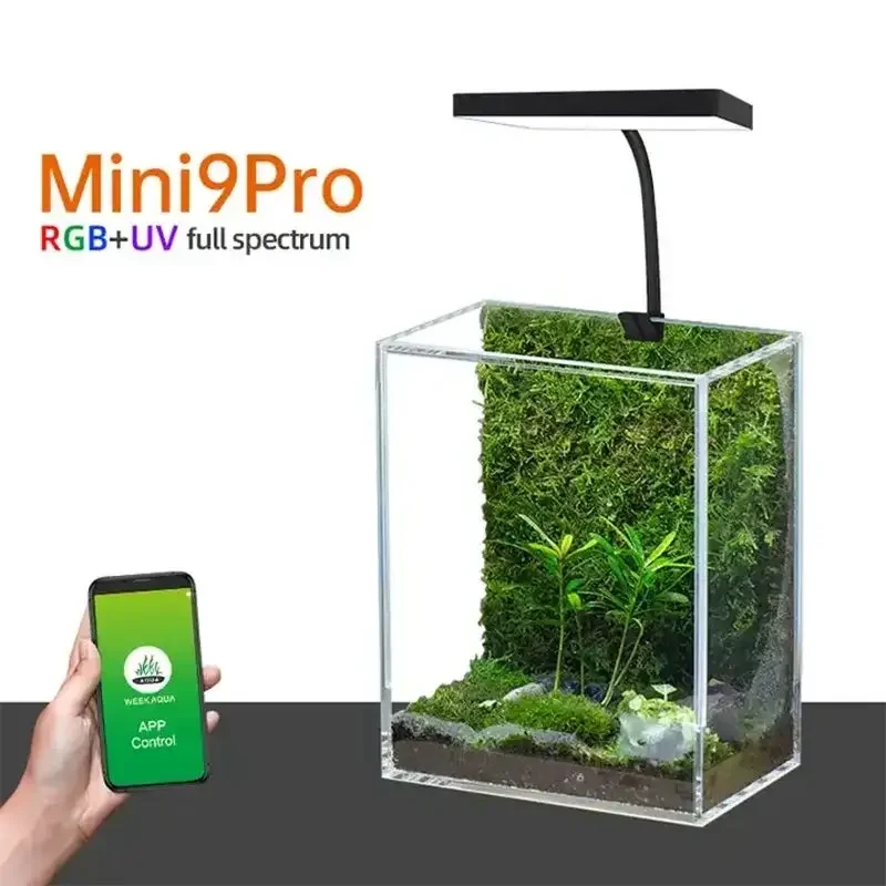 WEEK AQUA Mini 9 Pro USB Nano  - đánh giá và giá Aquarium Plant Iron