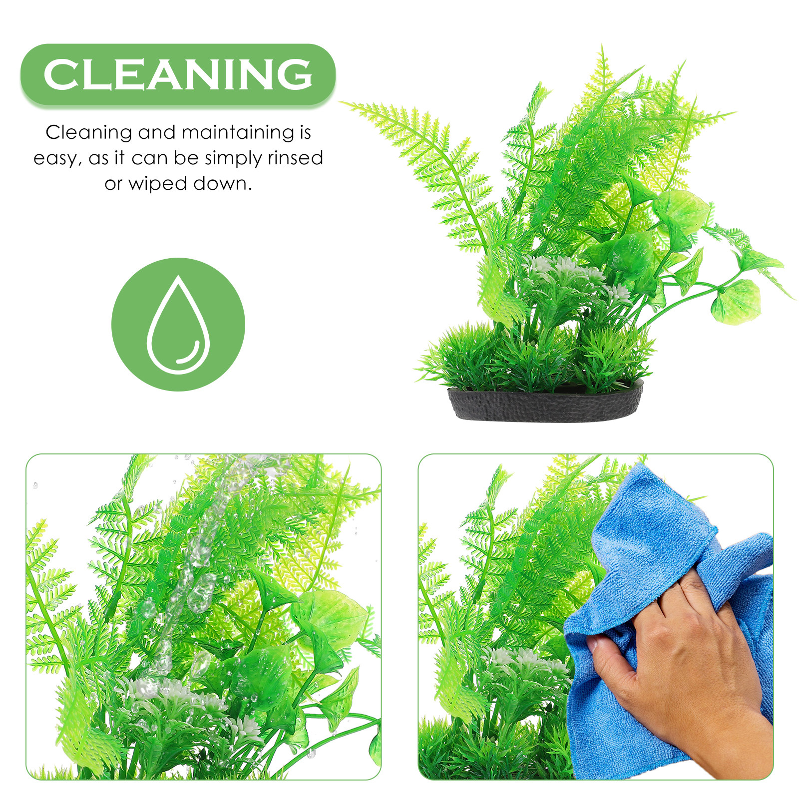2Pcs High-Grade Fake Aquarium  - đánh giá và giá Non Planted Aquarium Fish
