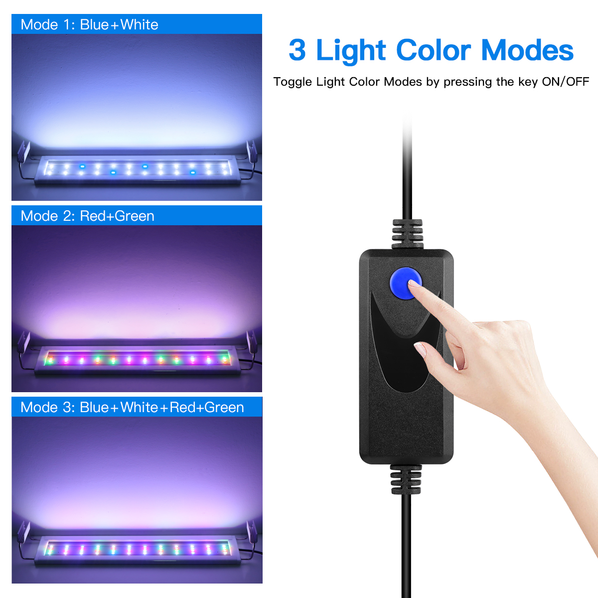 Super Slim LED Aquarium Light  - đánh giá và giá Aquarium Plant Iron