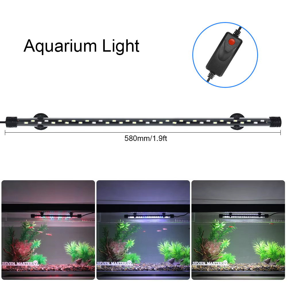 58CM  Aquarium Light LED Plant - đánh giá và giá Aquarium Plant Iron