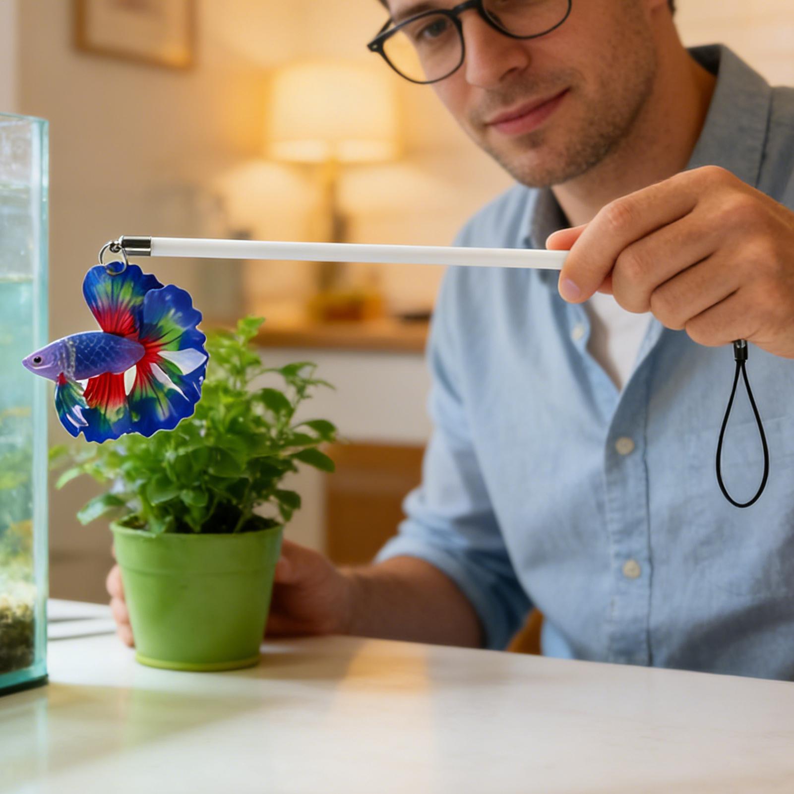 Fish Training Wand Realistic A - đánh giá và giá Planted Aquarium For Beginners