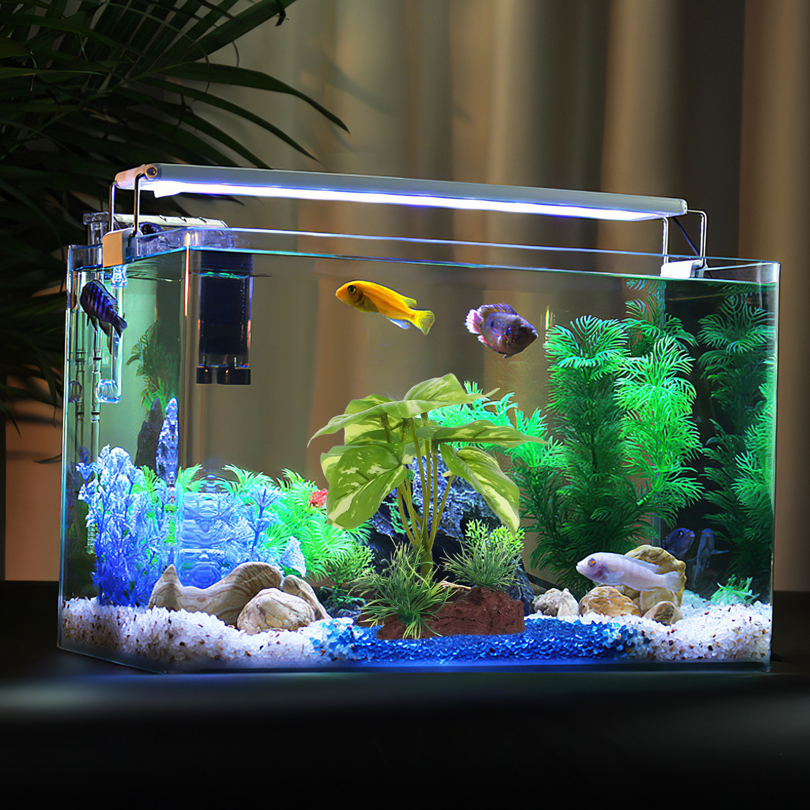 Premium Artificial Aquarium Pl - đánh giá và giá Aquarium Planted Tank Setup