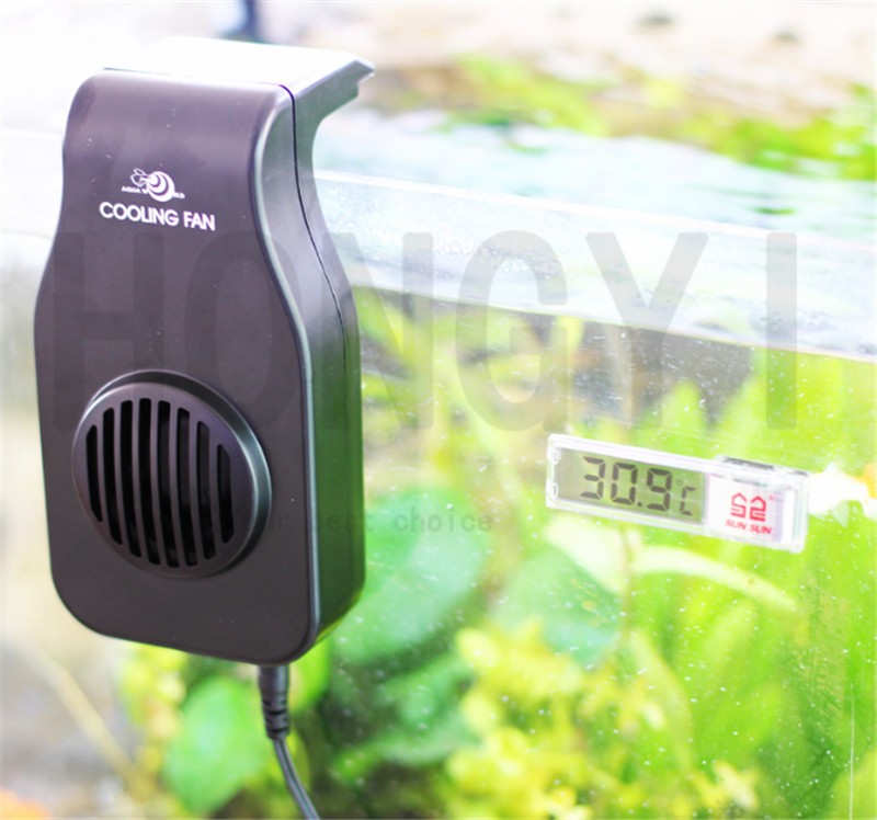 Cooling fan mini nano hanging  - đánh giá và giá Planted Aquarium Water Temperature