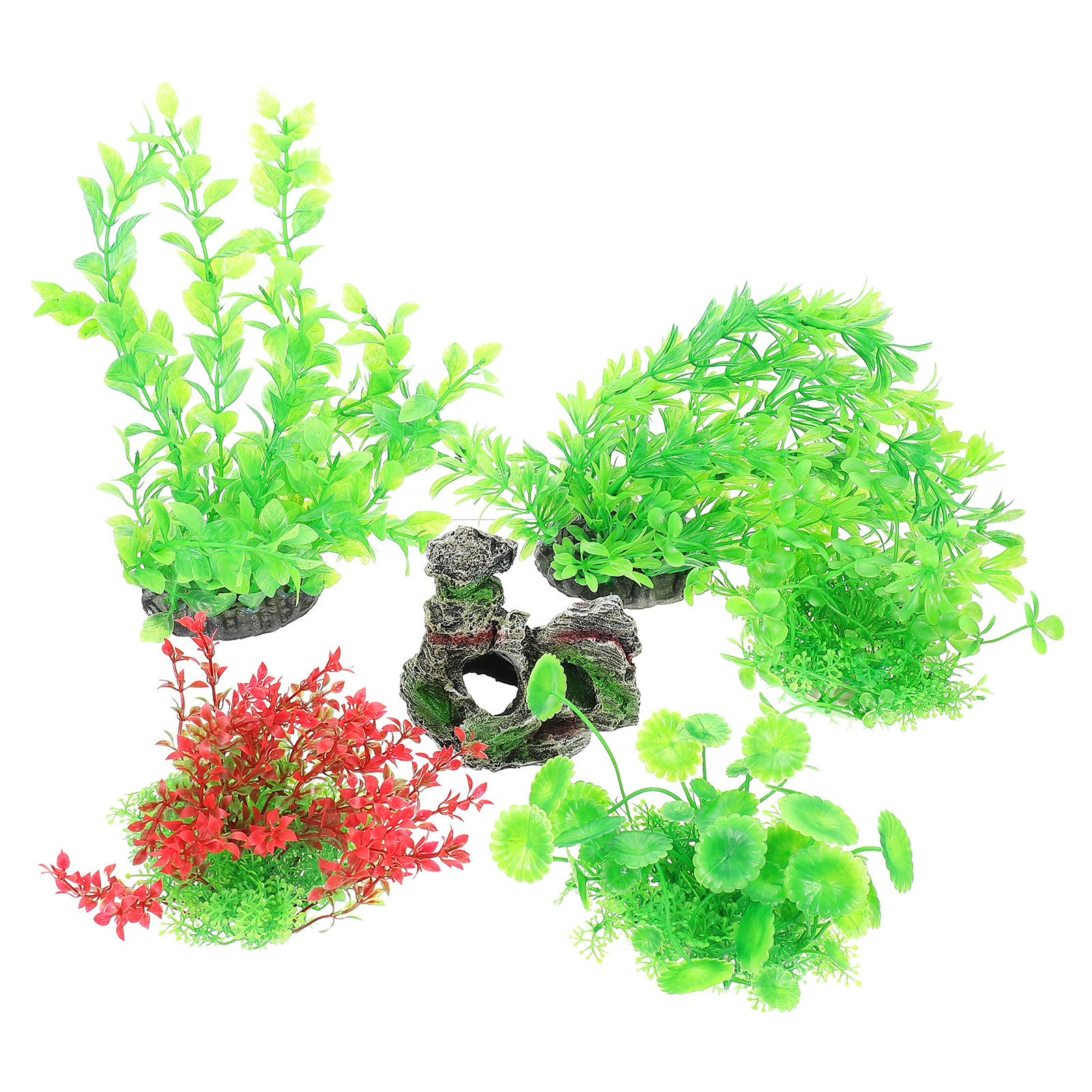 1Set Realistic Aquarium Plant  - đánh giá và giá Non Planted Aquarium Fish